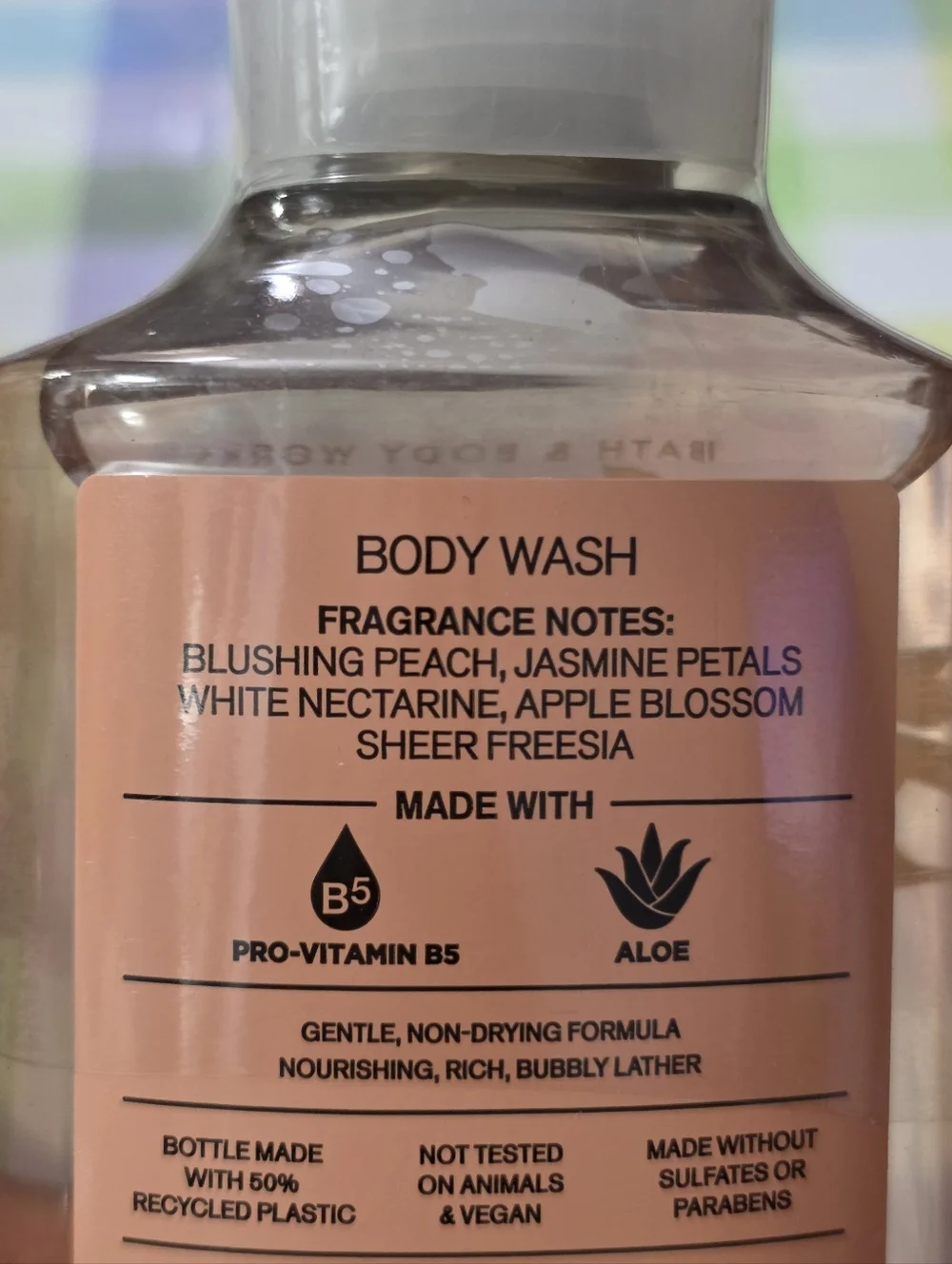 Bath & Body Works Pretty as a Peach & Pearberry Body Wash Set NEW Rare
